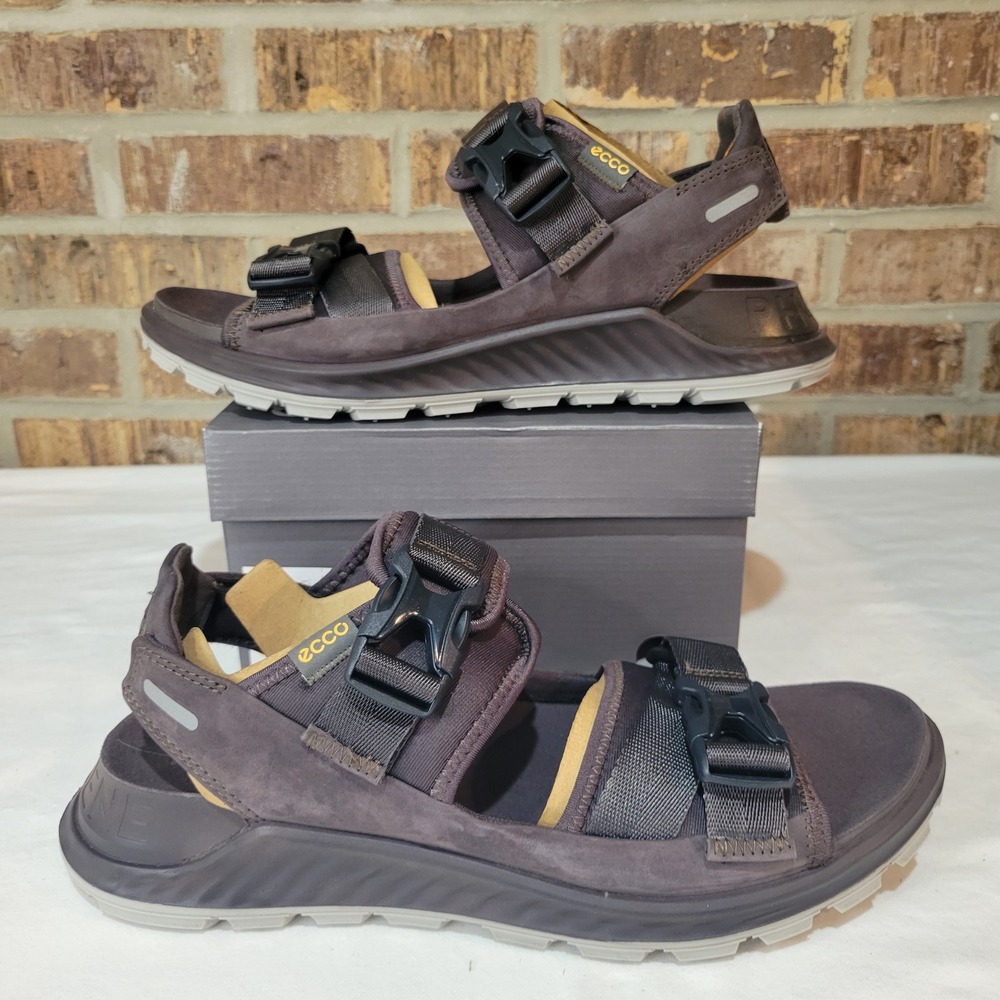 ECCO Exowrap M 2S Buckle Sport Sandals Shale Brown Mens EU 45 / 11-11.5